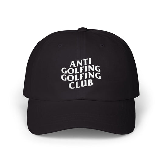 Anti-Golf Dad Hat - Black